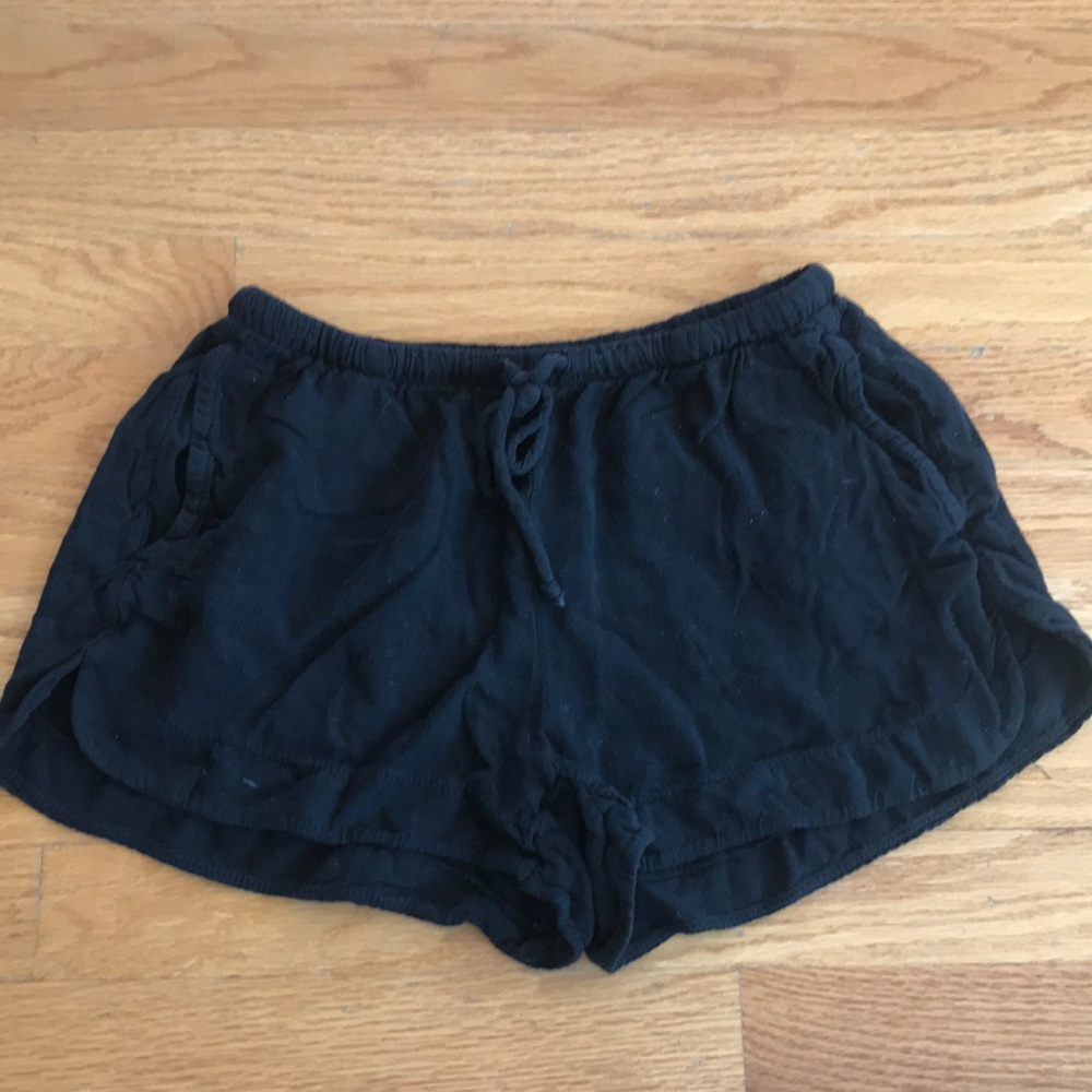 Black Brandy Melville Flowy Shorts